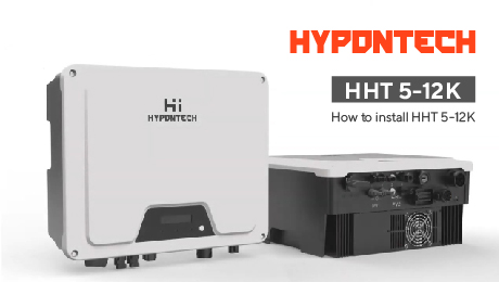 Installationanleitung für Hypontech 3-Phasen Hybrid-Wechselrichter HHT 5–12kW